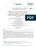 European Temporal Trends in The Use of Lymph Node Dissection in Patients With Renal Cancer