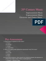 20th Century Music PPT MUSIC 10