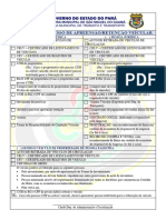 02 - Editar CHECKLIST PROCESSO APREENSÃO-RETENÇÃO