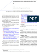 Estimating The Maximum Use Temperature of Thermal Insulations