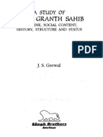 A Study of Guru Granth Sahib (J.S. Grewal)