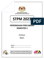 STPM2023 S2 Physics