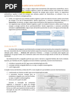 Obtenção de Matéria Pelos Seres Autotróficos