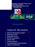 Historical Development and Characteristics of Structural Steels Corrosion, Fire Protection and Fatigue Considerations