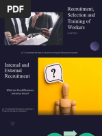 Chapter 8 - Recruitment, Selection and Training