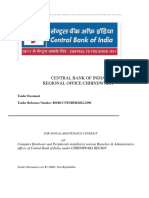 Central Bank of India Hardware AMC Tender