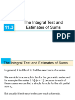 11.3 Convergence Test