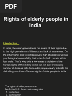 Rights of The Elderly Person in India