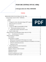 06 - Proposition de Projet Solaire de 1 MW