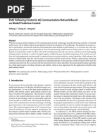 Path Following Control in 6G Communication Network Based On Model Predictive Control