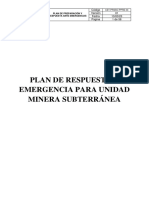 Plan de Respuesta A Emergencia