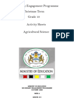 Grade 10 Agriculture Science Week 4 Lesson 2