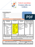 1er Grado Material Día 5 Art Creamos Sellos Con Verduras Unidad 8 Semana 1