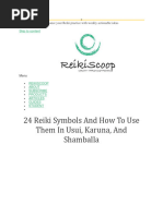 24 Reiki Symbols and How To Use Them in Usui, Karuna, and Shamballa