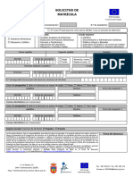 2023 Formulario Solicitud de Matricula FP