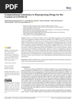 Computational Chemistry To Repurposing Drugs For The Control of COVID-19