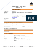 Cempatch AB - MSDS