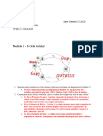 Atividade 2 - Ciclo Celular