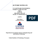 SE (KCS-601) Unit-1 Notes