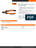 Alicate Corte Diagonal de 6 1000V Truper