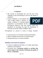 Lecture 1 Notes CMD 401 Development of Society