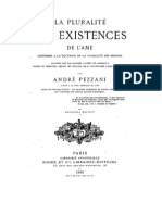 André Pezzani - La Pluralité Des Existences de L'âme