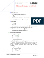 Elements Analyse Vectorielle