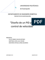 Diseño de Un PID para Control de Velocidad