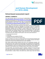 Units 3-4 SBA Report Health Human Development 2018