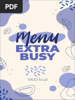 Menu Extra Busy 1900 Kkal