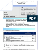 MAT 2101 Complex Variables, Laplace and Z Transform COURSE OUTLINE Fall 23-24