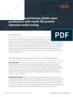 Plastic Gear Prototype Tooling With Mantle