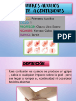 Contunsion (Primeros Auxilios)