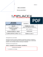 Eva - 1 Mecanismo.