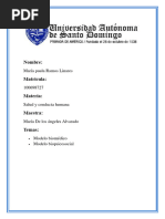 Modelo Biomedio y Biopsicosocial