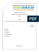 Preencher Correctamente Factura de Deposito Bancário Numa Transação Simulada