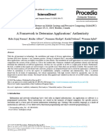 A Framework To Determine Applications Authenti - 2019 - Procedia Computer Scien