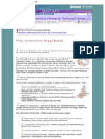 3constructivist Design Models