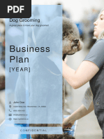 Dog Grooming Business Plan Example