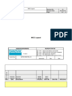 Revision No: Revision Date: 1 of 3 MCC Layout 01 25.09.2014