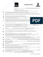 Isotopes and Atomic Mass Guided Notes