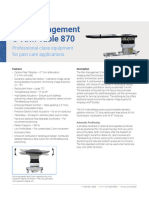 Biodex C Arm Table 870 DataSheet