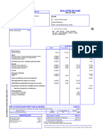 Bulletin de Salaire Van Praet