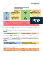 Act-06-Possessive Adjectives