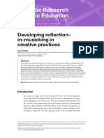 Developing Reflectionin-Musicking in