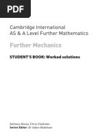 Collins Cambridge Further Mechanics Worked Solutions