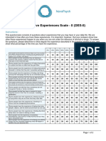 Dissociative Experience Scale DES II