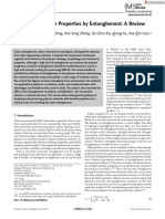 Macro Materials Eng - 2021 - Kong - Control of Polymer Properties by Entanglement A Review