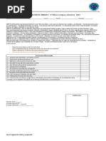 EVALUACIÓN DE UNIDAD 5 8° Lengua y Literatura