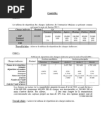 Contrôle Comptabilité Analytique TCE201